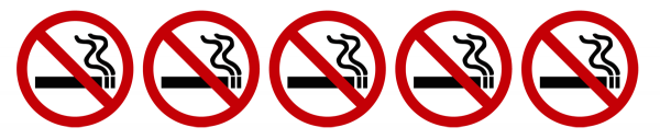 Aufkleber Rauchverbot